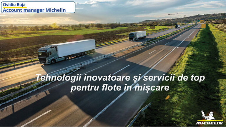 Tehnologii inovatoare și servicii de top pentru flote în mișcare (Michelin)