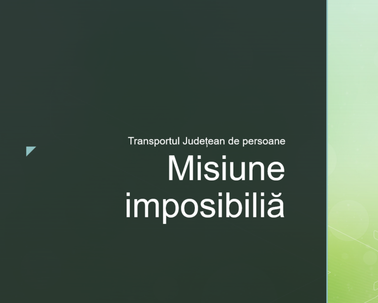 Prezentare Tranzit Transport judetean