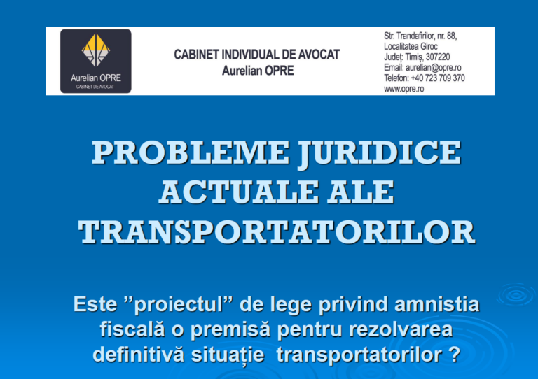 Prezentare Aurelian OPRE