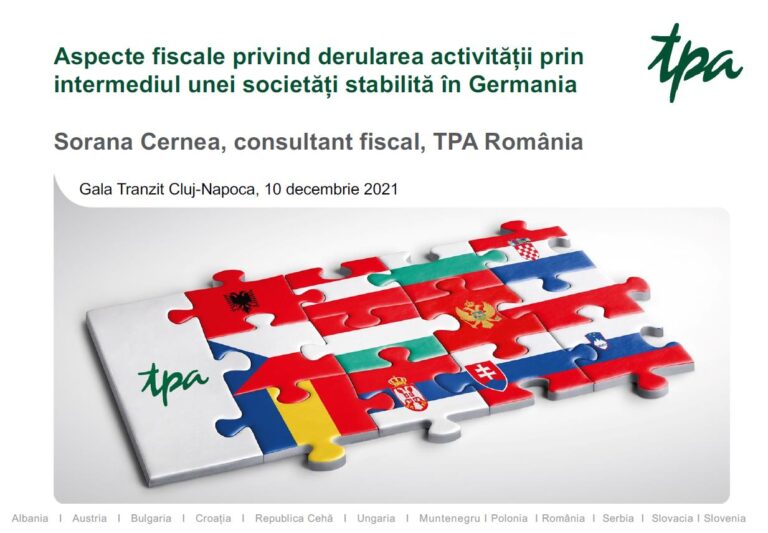 Prezentare TPA - Sorana Cernea