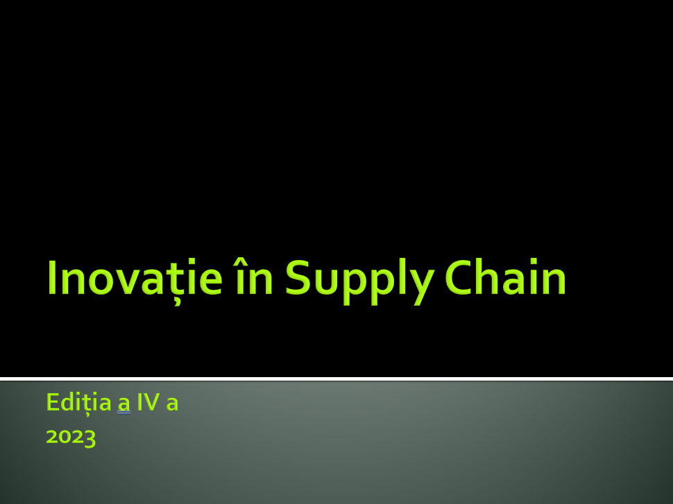 Inovație în Supply Chain