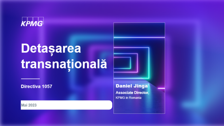 KMPG - Detasarea transnationala